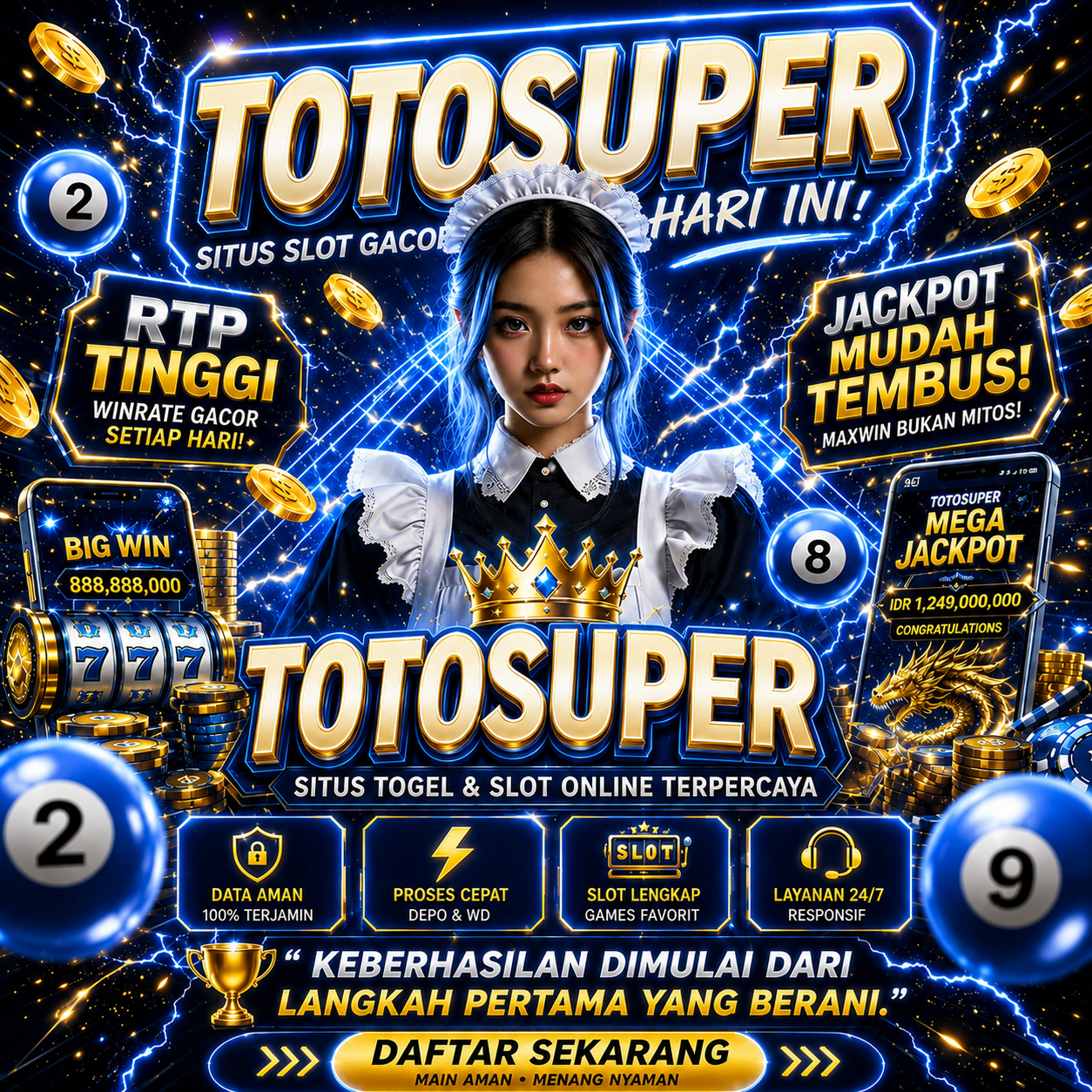 Totosuper: Informasi Link Slot Gacor Resmi dan Toto 4D Terbaru